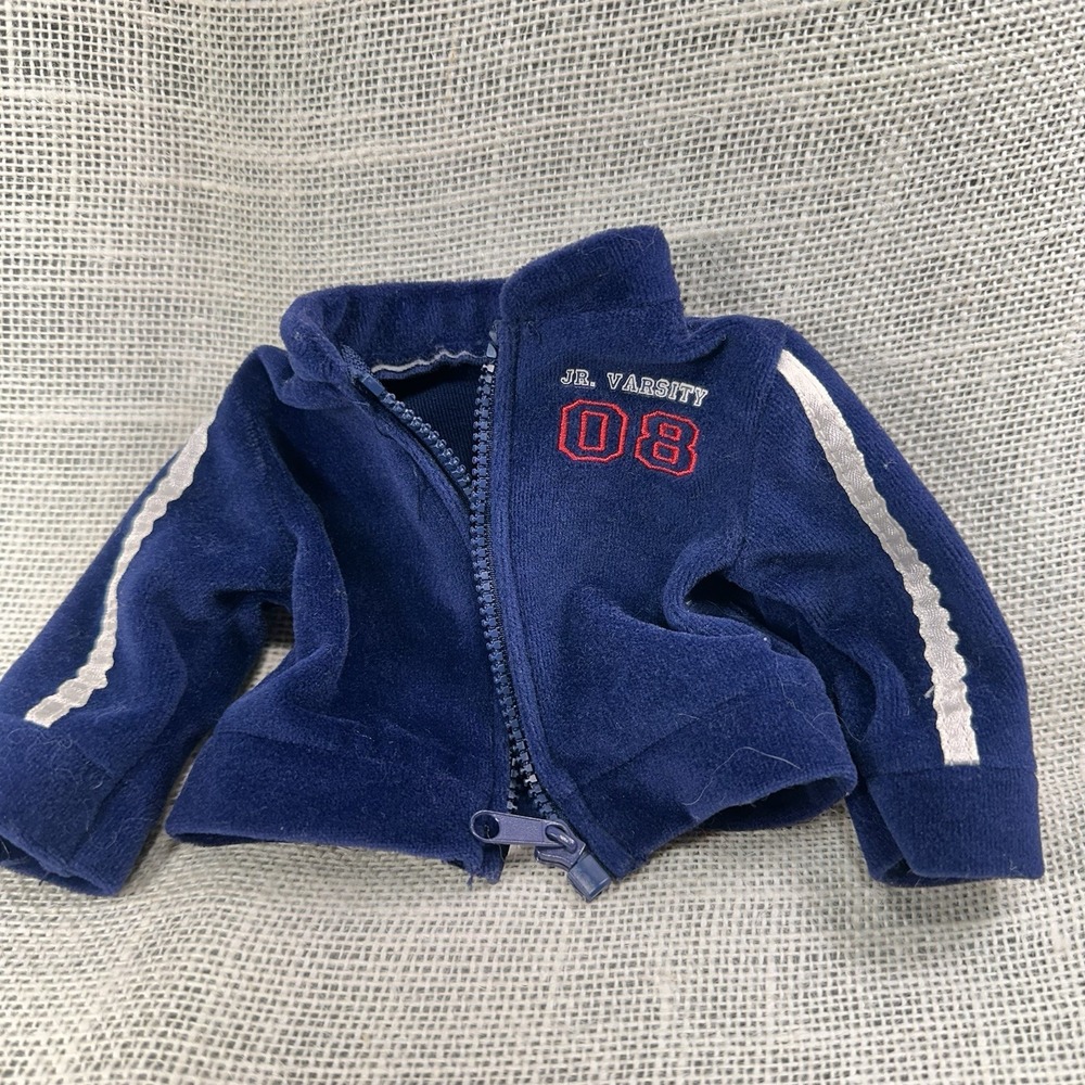 Battat Our Generation Blue Velour Cheer Jacket 08 for 18" Doll Replacement